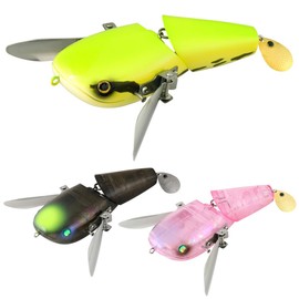 deps Depth Bass Lure NZ Crawler #10 Smoke Black