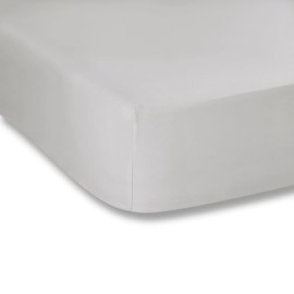 Fantasy Sateen Ice Grey Fitted Sheet 150 x 200 cm