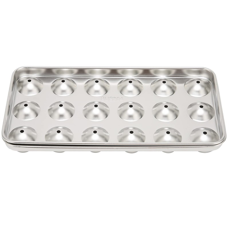 Ice Cube Tray, Stainless Steel Ice Mold, 304 Stainless Steel