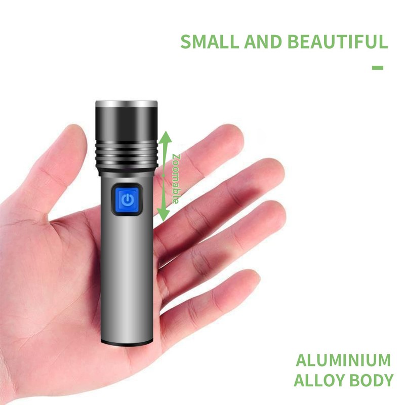 YZYOE Rechargeable Red Light Flashlight，Coon Hunting Lights Aviation Flashlight， Small