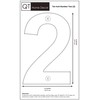 QT Modern House Number - EXTRA LARGE 10 inch BLACK