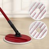 2 Pieces Microfiber Floor Mop Washable and Reusable Mop Head