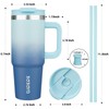 BJPKPK Tumbler With Handle 30 oz Stainless Steel Insulated Tumbler