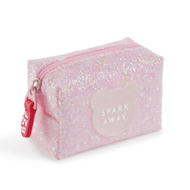 Back2Fun Uni Kinder Monedero Purpurina Rosa B2f Reisezubehör-Brieftasche