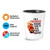 Bubble Hugs Firefighter Shot Glass 1.5 oz - Im A