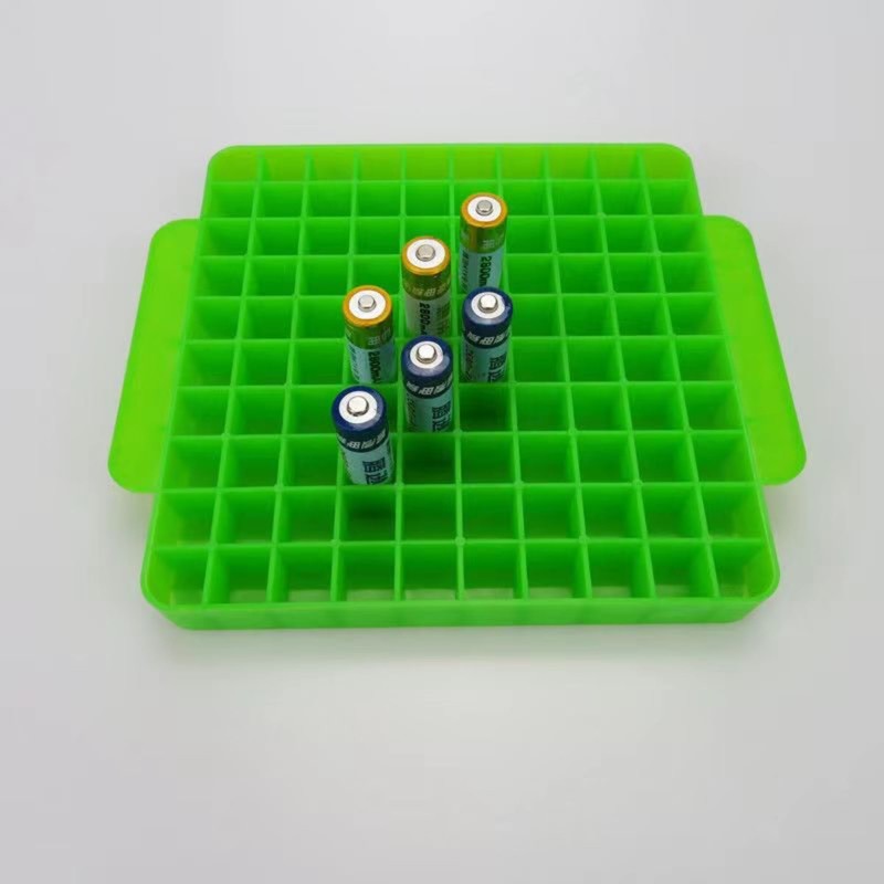 Odiche 100 Slot AA Battery Case Holder Storage Vault Container