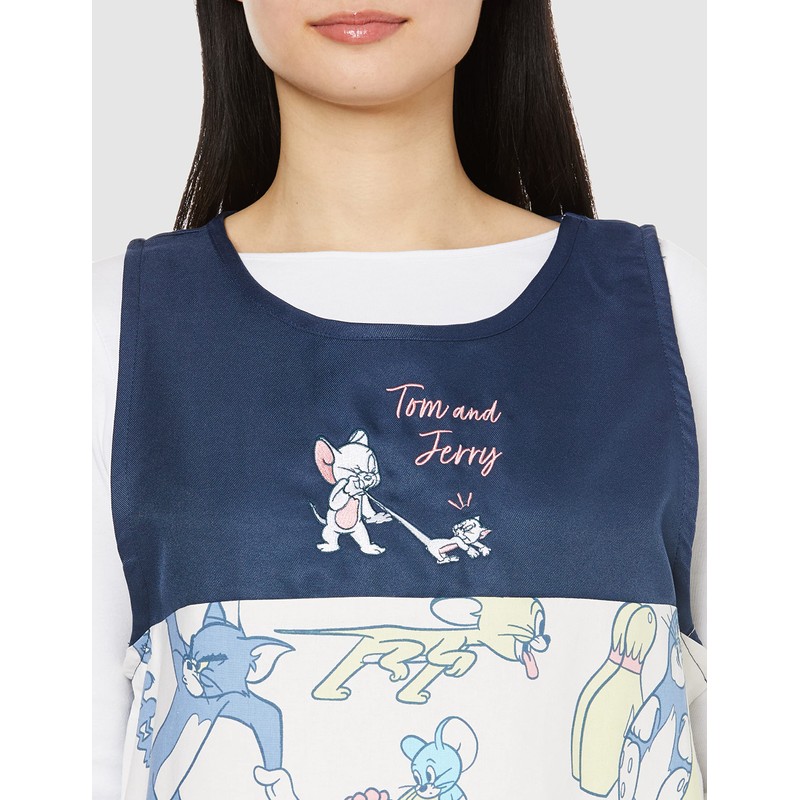 Marushin 4105021000 Tom and Jerry Orchid-type Apron, H 33.1 x