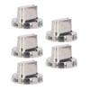 5Pcs Gas Stove Knob Cover Control Dial Knobs Stainless Steel