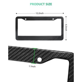 Carbon Fiber License Plate Frame