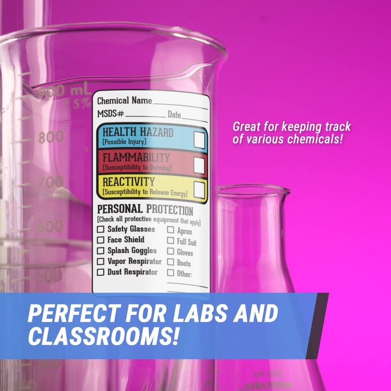 Right to Know Blank Writeable Sign SDS MSDS Chemical Name