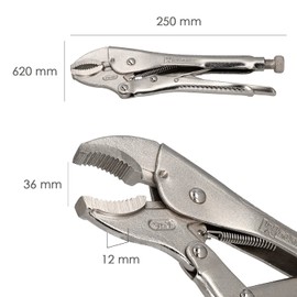 Mauer Wolfpack 02326325 Poligrip Toggle Curved 25 x 250 mm Multi-Coloured