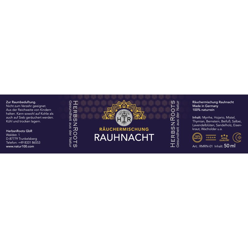 Rauhnacht Incense Mixture – Powerful Incense • Spiritual • Energetic
