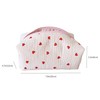 ZUNUONUO Handmade Quilted Cotton Makeup Bag for Women - Cute