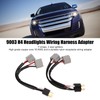 9003 H4 Headlights Wiring Harness Socket, Male to Female Headlamp