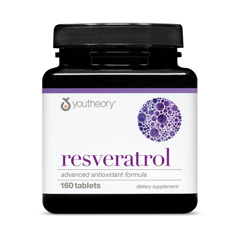 Youtheory Resveratrol Advanced Antioxidant Formula - 160 Tablets (40 Day