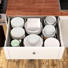 Dish Rack for Kitchen Countertop Organizer - Bamboo Plate Organizer