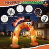 Spinosaurus 9FT Thanksgiving Inflatable Turkey Arch Thanksgiving Inflatables Outdoor Decorations
