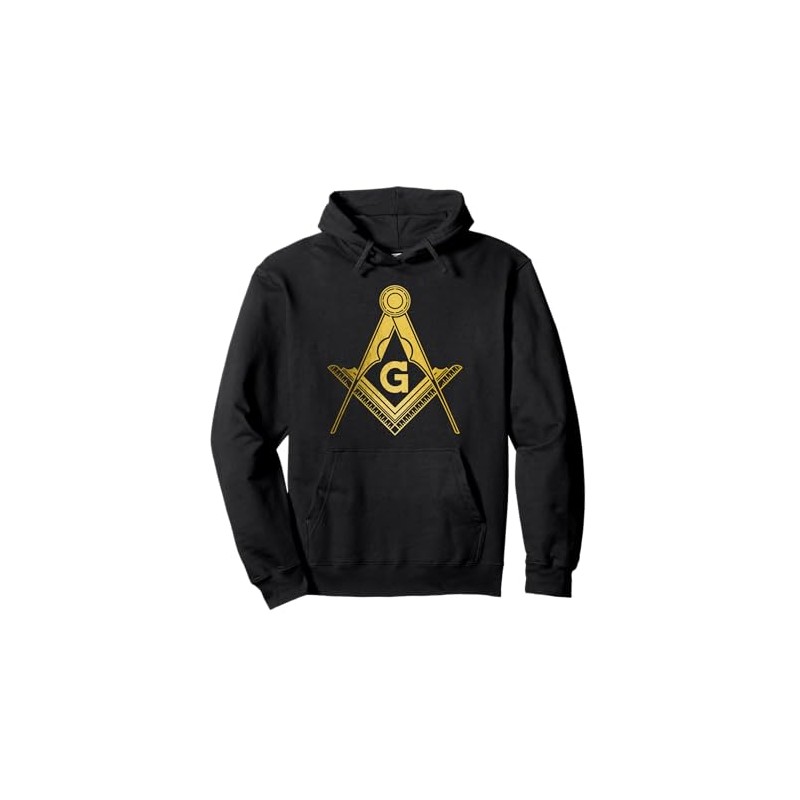Mason Square & Compass Masonic Shriner Vintage Masonic Pullover Hoodie