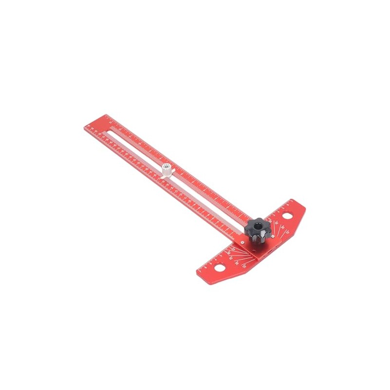 Escuadra en T de Aluminio para Mediciones y Trazado en