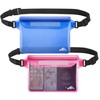 HEETA 2 Pack Waterproof Pouch, Screen Touch Sensitive Waterproof Dry