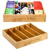 Lyellfe 2 Pack K Cup Holder for Drawers, Bamboo Tea