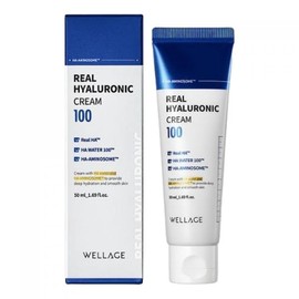Hwajalmeok Cream Wellage Real Hyaluronic 100 Cream 50ml / 화잘먹크림 웰라쥬 리얼 히알루로닉 100 크림 50ml