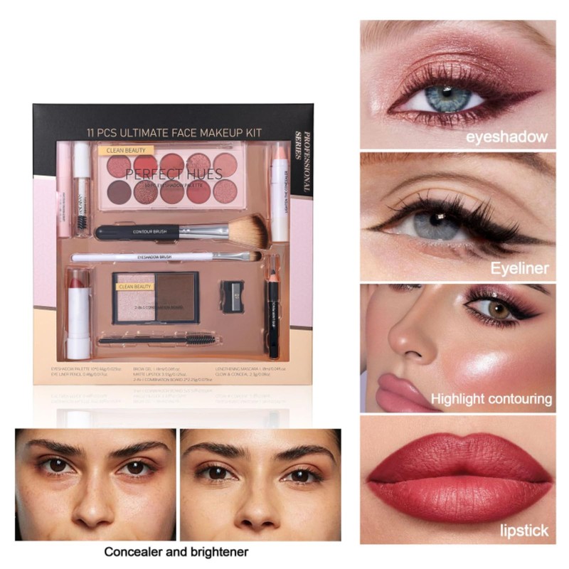 All-in-one Makeup Set for Women, Portable Make Up Set for