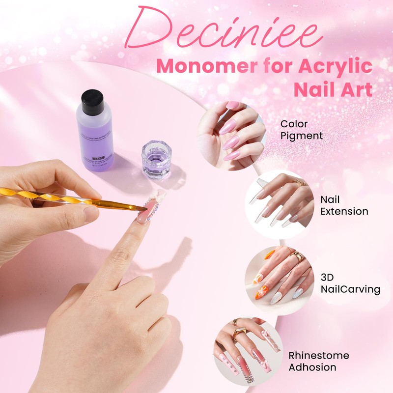 Acrylic Nail Kit for Beginners with Everything in Storage Bag,