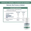 L- Teanina Y Glicinato De Magnesio 500 Mg -200 Cápsulas