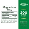 Nature’s Bounty Magnesium, Tablets, 500 mg- 200 Ct..