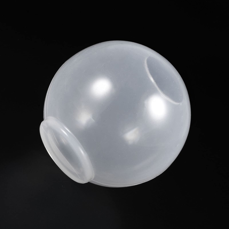 HARFINGTON Molde de resina de silicona de 3.1 pulgadas, transparente,