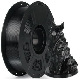 ISANMATE PETG Filament 1.75mm 3D Printer Filament Black 1KG High Precision,Strong Toughness,Dimensional Accuracy +/- 0.02mm, Fit Most FDM Printers