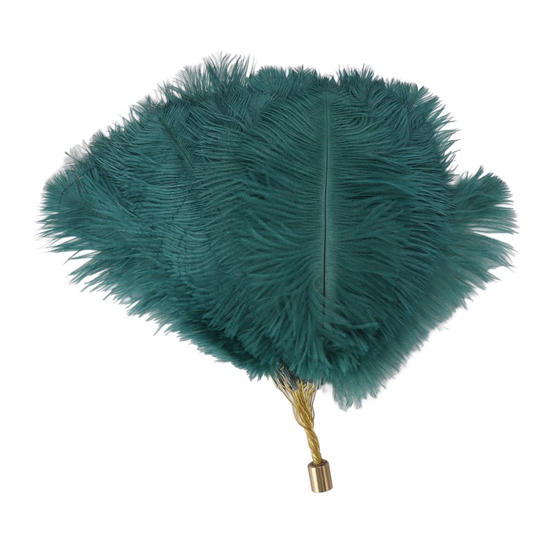 Ostrich Feather Table Lamp Rechargeable Modern Romantic Decoration Lamp Bedroom
