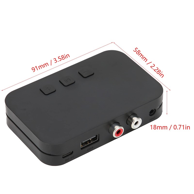ciciglow 5.0 Bluetooth Audio Receiver Adapter,NFC Wireless Bluetooth Extender 3.5mm