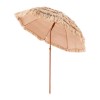 6 ft Tiki Thatched Patio Umbrella Poolside Beach Umbrella-for Your