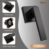 Probrico 2 Pack Dummy Door Levers Black Door Handles for