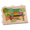 Rainforest Demolition Multilayered Wooden Puzzles for Kids | 24 Piece