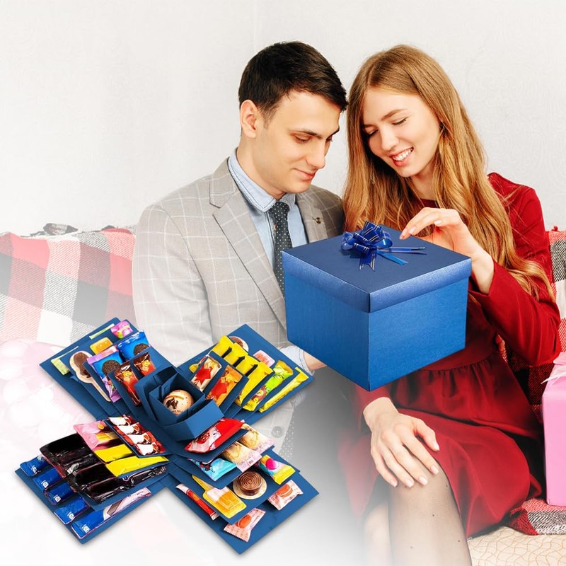 5-Layer Creative Explosion Gift Box, 19.5 x 19.5 cm Surprise