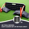 6-in-1 Soccer Rebounder Board - Dual Surface Adjustable Angle Soccer