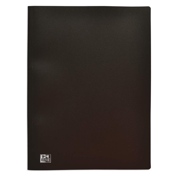 Elba 491063 A4 Polypropylene Folder with 30 Pockets - Black