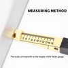 Door Gap Measuring Tool, 0-15mm Fire Door Gap Gauge Checker