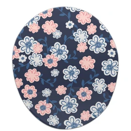 Bonamaison, Ergonomisches Mauspad mit Handgelenkauflage, Digital Bedruckt Mauspad Anti-Sehnenscheide Probleme, rutschfeste Unterseite, für Büro und Zuhause, Größe: 20x23 cm
