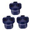 OSALADI Air Cylinder Manifold Adapter 3 Pcs Pneumatic Manifold Block