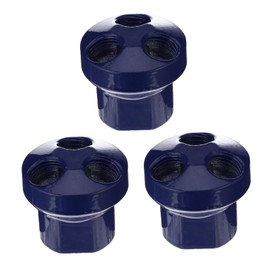 OSALADI Air Cylinder Manifold Adapter 3 Pcs Pneumatic Manifold Block Splitter for Air Distribution