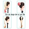 Flexible Wrap Around Ponytail Extension Curly Wave Hair Extension Long