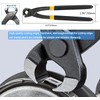 260 PCS 12 Sizes Single Ear Hose Clamps, 5.3-33.1mm 304