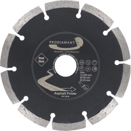 PRODIAMANT Diamond Disc 135mm x 22.2mm Abrasive for Road, Asphalt, Screed, Lightweight Concrete, Fresh Concrete, Sandstone and Fireclay
