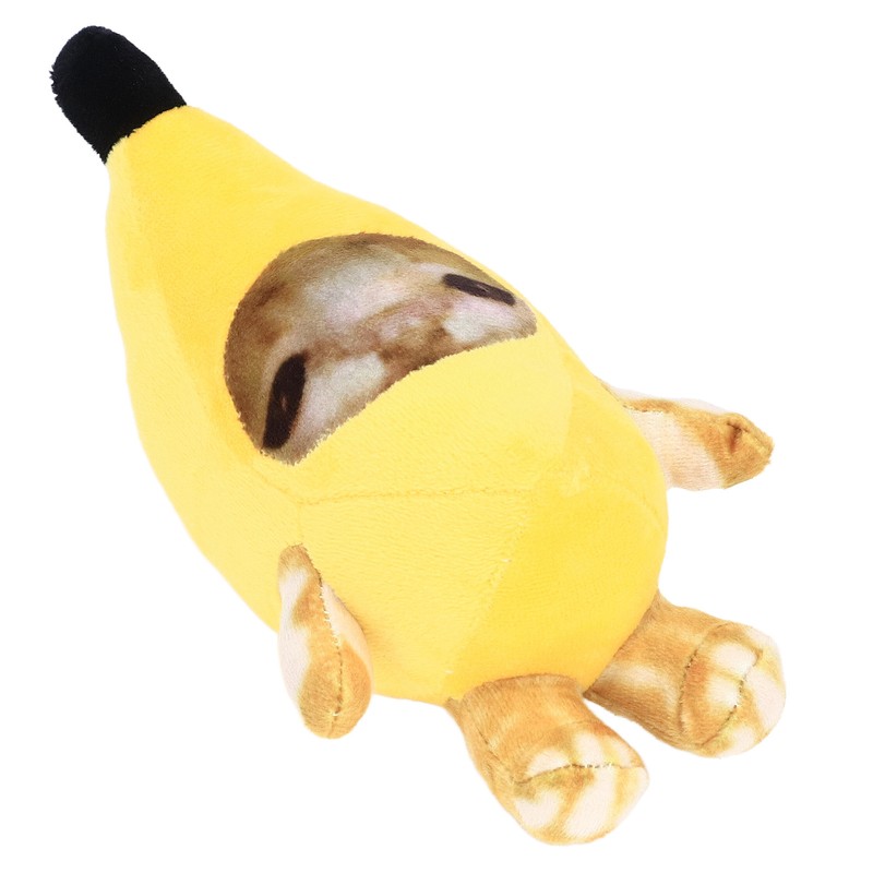 Banana Cat Plush Toy Multipurpose Funny Decompression Cute Cartoon Soft