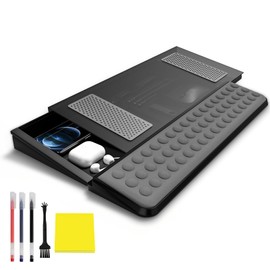 Computer Tilt Keyboard Stand - Acrylic Ergonomic Keyboard Holder for Easy Typing Working, Keyboard Riser with Comfortable Wrist Rest for Keyboard, Office, Home - Fits All Keyboard Sizes