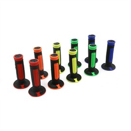 COPART 7/8" Hand Grips Throttle Bar Grips for Motorcycle ATV Dirt Pit Bike Motocross handlebar grip for Kawasaki KX65 KX85 KX125 KX250 KX250F (Blue)